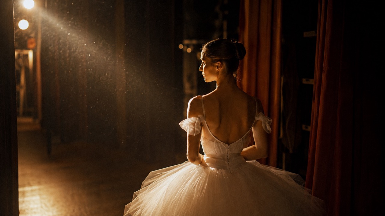 What the Ballet World Wears Offstage: Fashion's Most Overlooked Style Tribe 1 - The Socialites Ballet Dancer in Stage Wings Large The Socialites