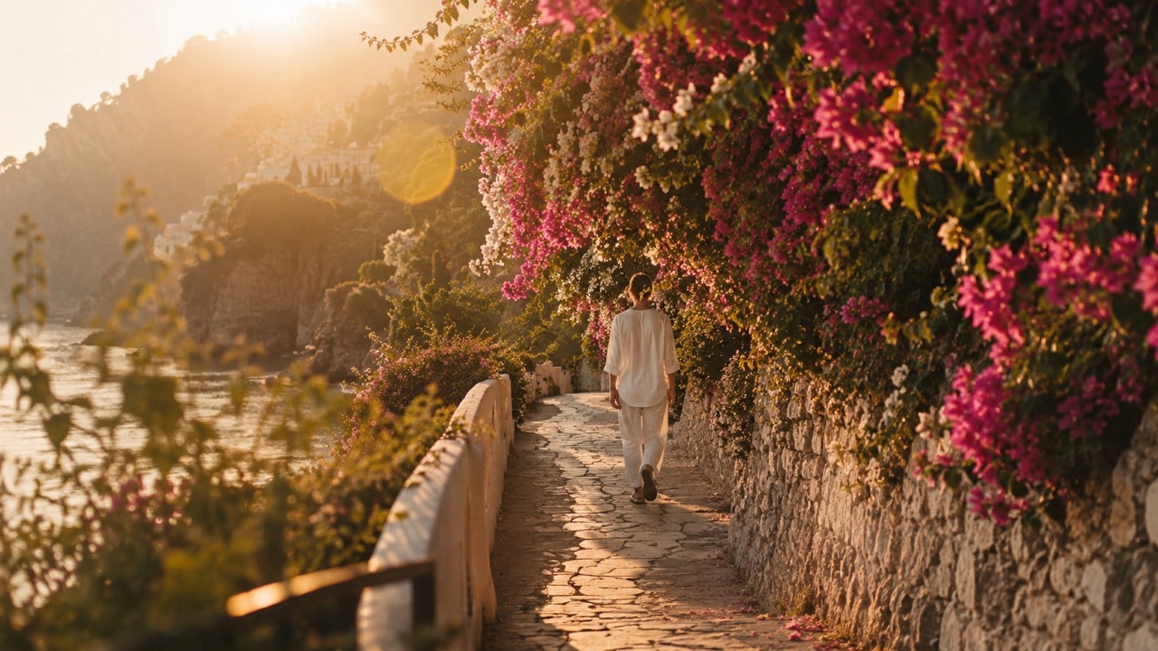 Bougainvillea Coastal Path Cinematic Large The Socialites