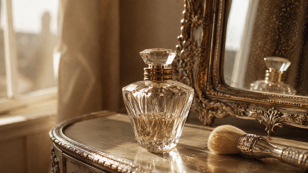 The Olfactory Edit: A Connoisseur's Journey to Finding Your Signature Scent 1 - The Socialites Crystal Perfume Bottle Dressing Table Large The Socialites