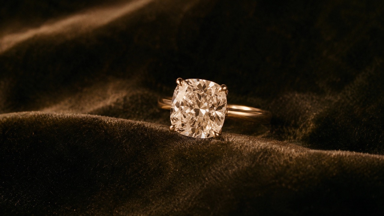 Fine Jewel on Aged Velvet Large The Socialites