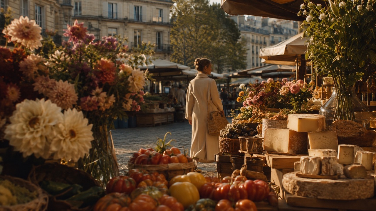 French Market Early Morning Large The Socialites
