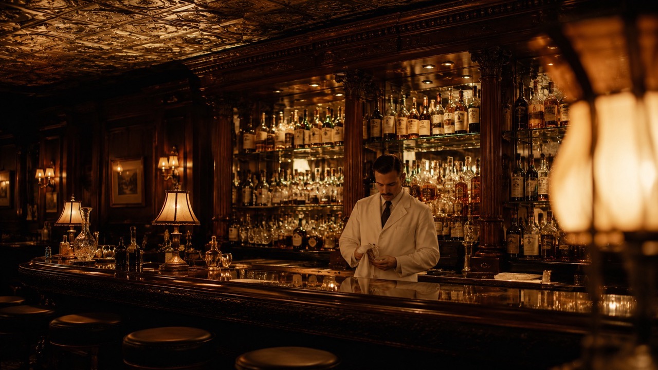 Whisky's Next Act: How Scotch is Reinventing Itself 1 - The Socialites Heritage Bar Interior Tungsten Light Large The Socialites