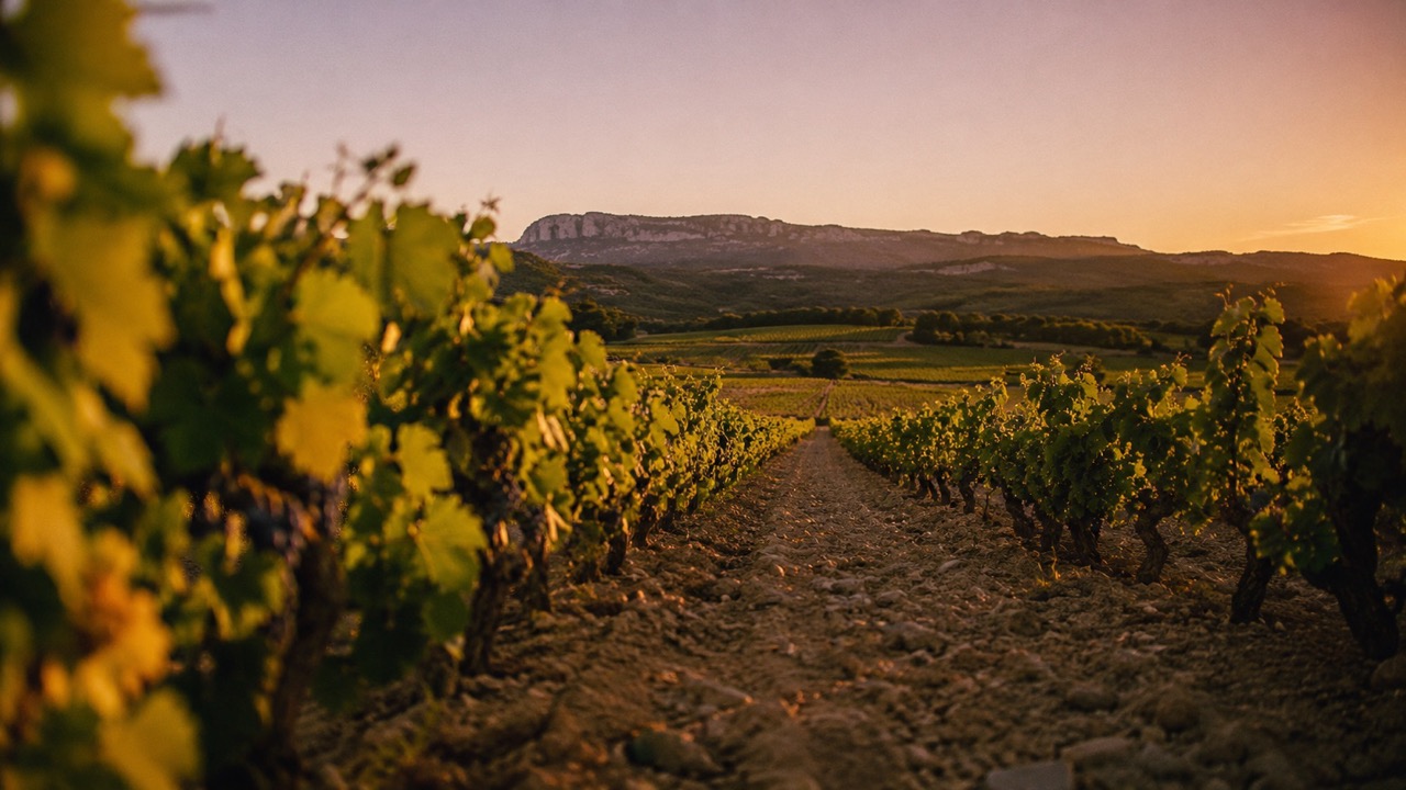 The Vineyard as Legacy: Families Who Have Tended the Same Vines for Centuries 1 - The Socialites Provencal Vineyard at Dusk Large The Socialites